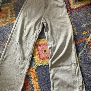 Nike Light Gray Joggers wide leg, brand new